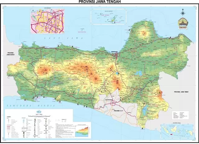 Peta Jawa Tengah
